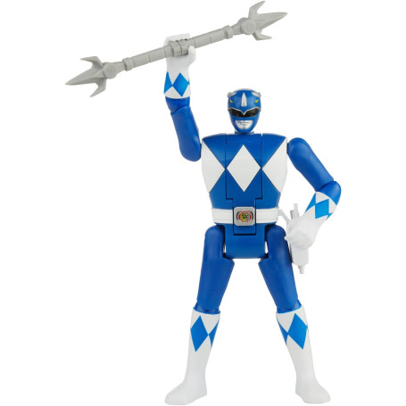Hasbro - Mighty Morphin Power Rangers - Blauer Ranger Retro Morphin