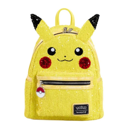 Pokemon - Loungefly Mini Rucksack Pikachu Sequin