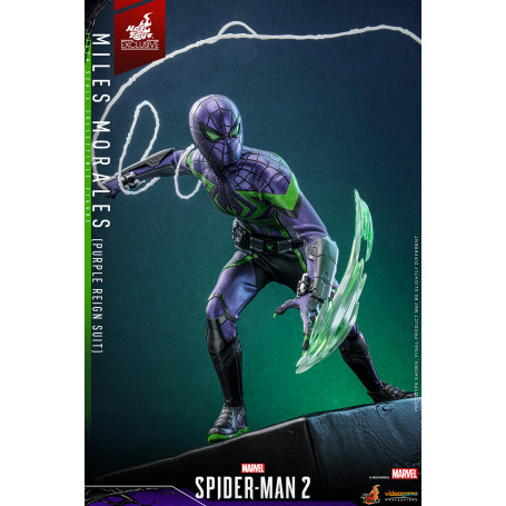 Hot Toys Marvel's Spider-Man 2: Miles Morales (Purple Reign Suit) Video Game Masterpiece 1/6