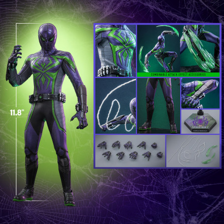 Hot Toys Marvel's Spider-Man 2: Miles Morales (Purple Reign Suit) Video Game Masterpiece 1/6