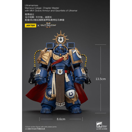 Joytoy - Space Marines II - Marneus Calgar, Chapter Master mit MkX Gravis Armour und Gauntlets of Ultramar