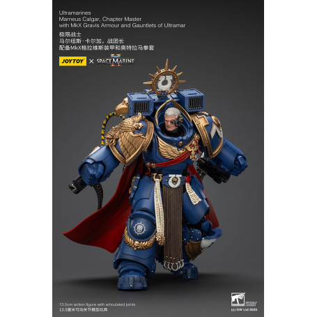 Joytoy - Space Marines II - Marneus Calgar, Chapter Master mit MkX Gravis Armour und Gauntlets of Ultramar