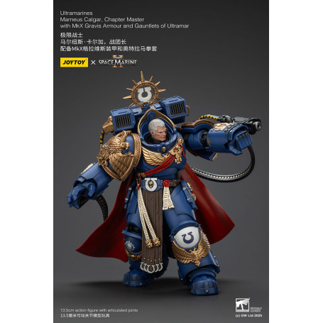 Joytoy - Space Marines II - Marneus Calgar, Chapter Master mit MkX Gravis Armour und Gauntlets of Ultramar