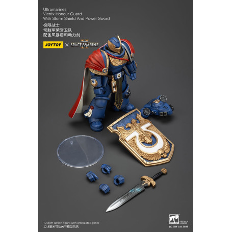 Joytoy - Space Marines II - Ultramarines Victrix Honour Guard with Storm Shield And Power Sword