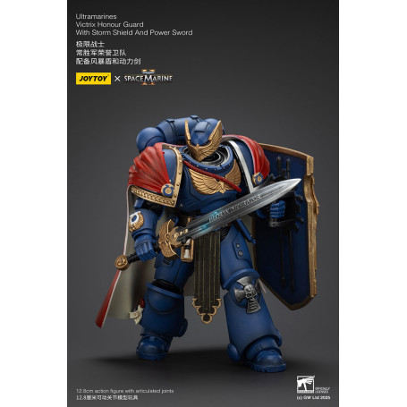 Joytoy - Space Marines II - Ultramarines Victrix Honour Guard with Storm Shield And Power Sword