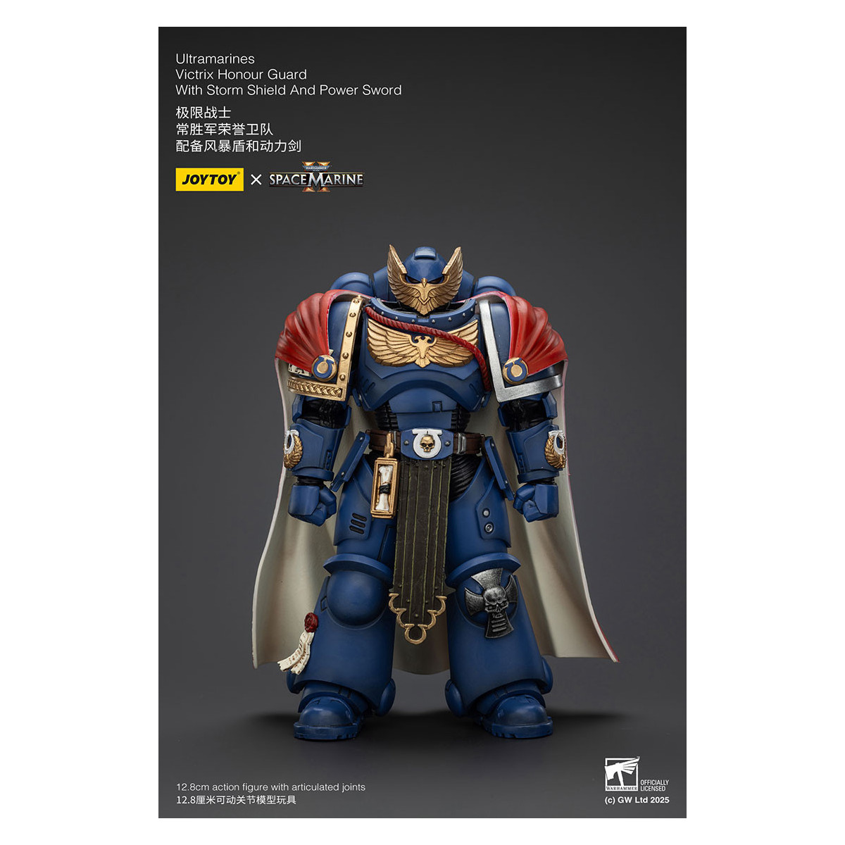 Joytoy - Space Marines II - Ultramarines Victrix Honour Guard with Storm Shield And Power Sword