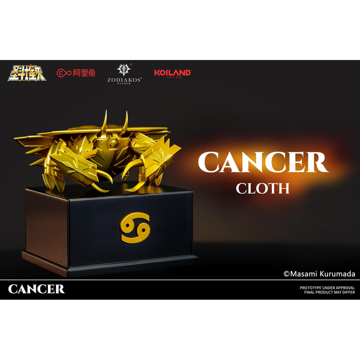 Zodiakos Studio - Cancer Cloth - Totem des Krebses 1/6 - Statue Saint Seiya - die Ritter des Zodiakus