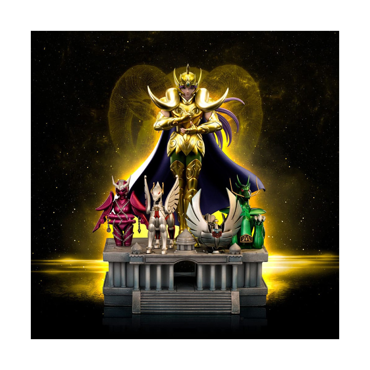 Iron Studios - Saint Seiya - Aries Mu Deluxe Art Scale 1/10 - Die Ritter des Zodiakus