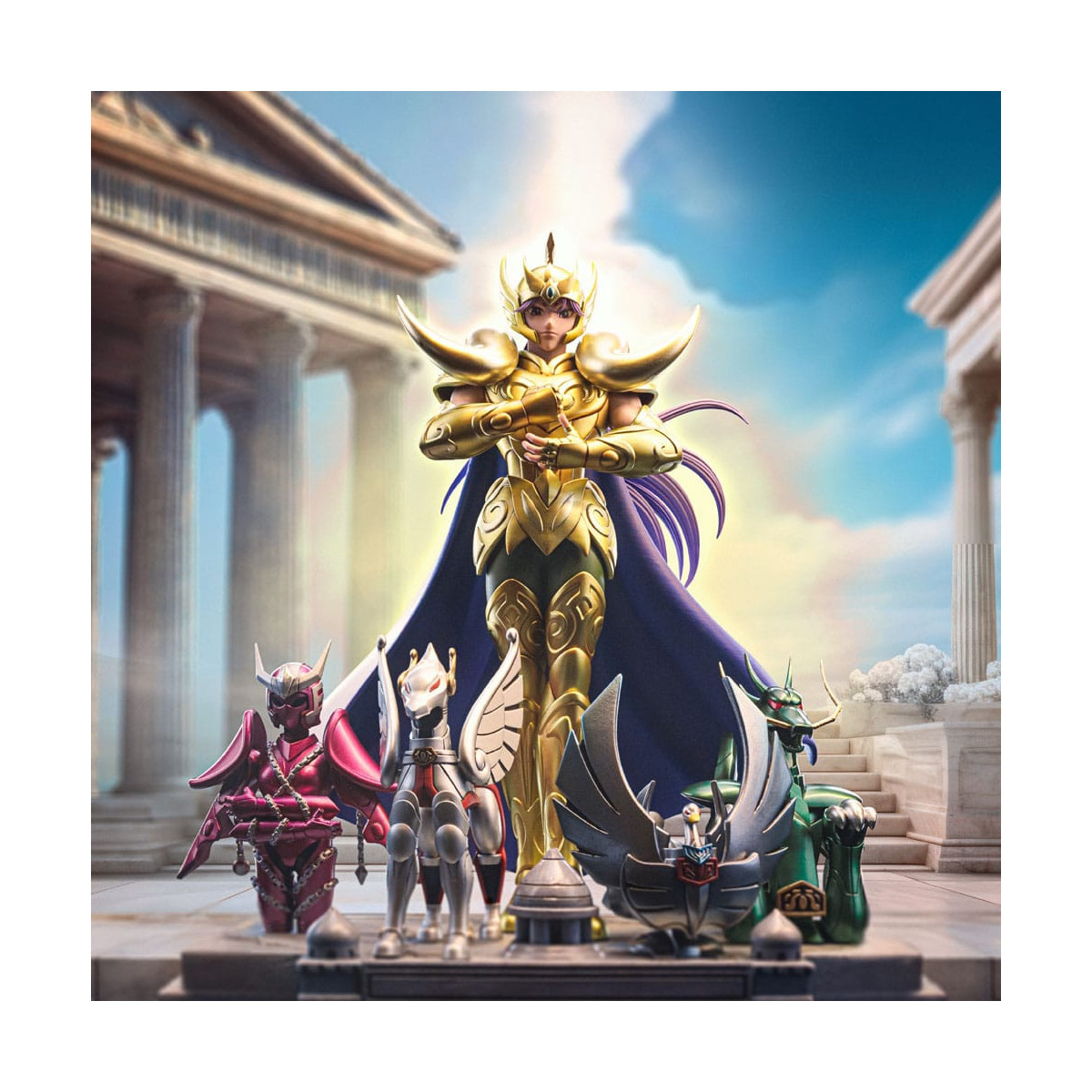 Iron Studios - Saint Seiya - Aries Mu Deluxe Art Scale 1/10 - Die Ritter des Zodiakus