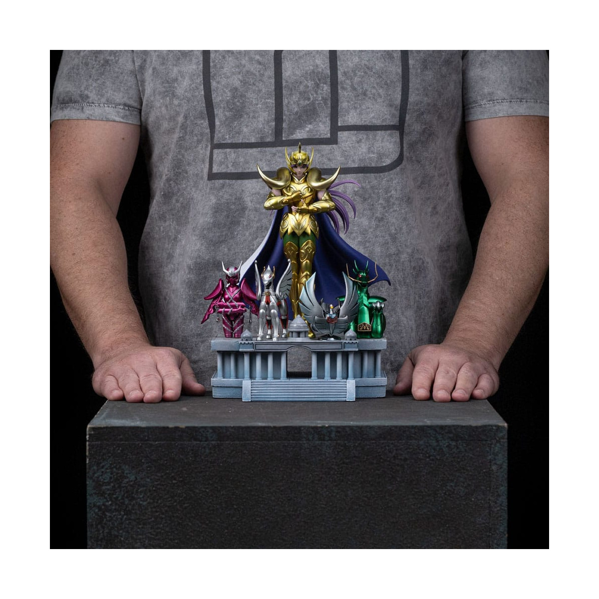 Iron Studios - Saint Seiya - Aries Mu Deluxe Art Scale 1/10 - Die Ritter des Zodiakus