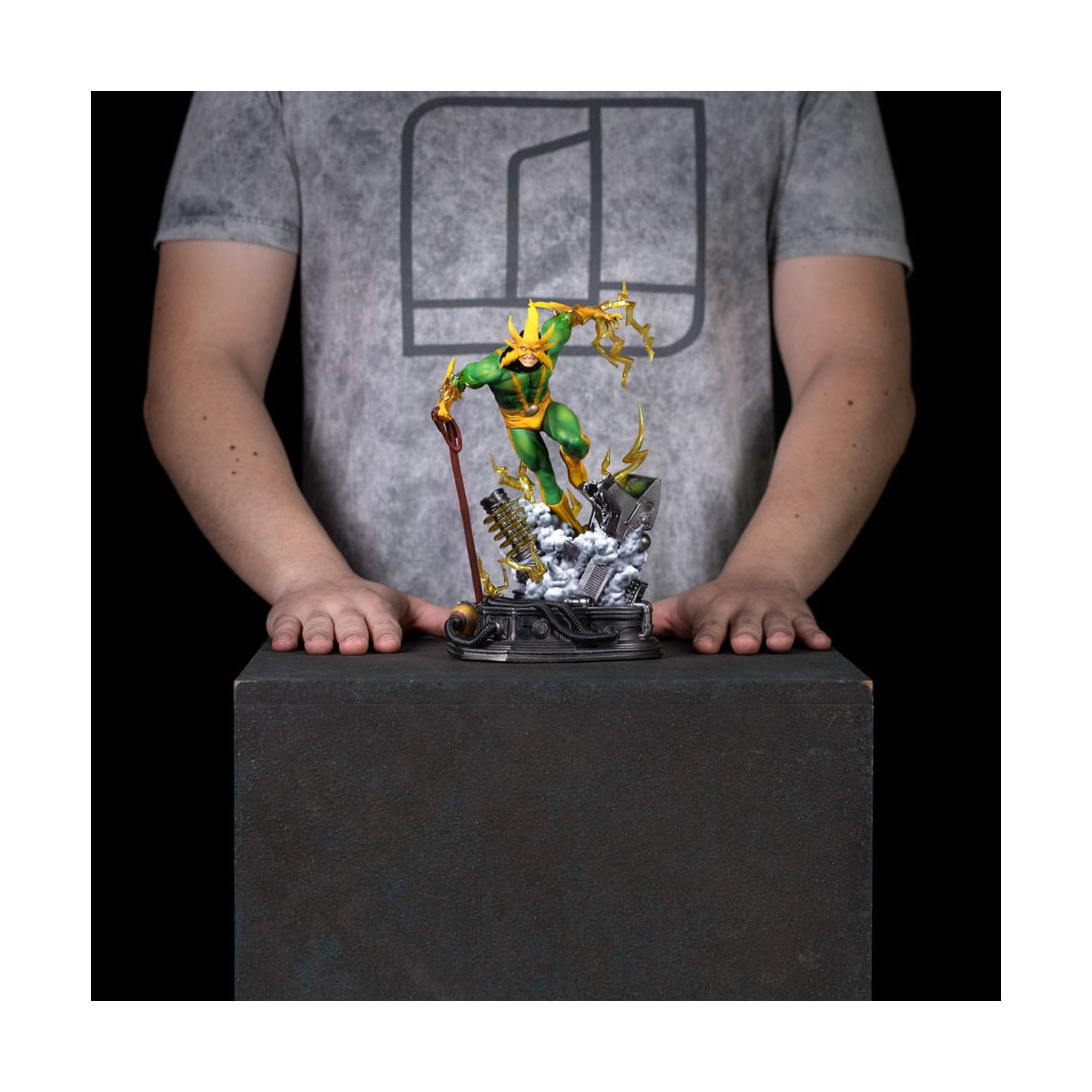 Iron Studios Marvel Comics - Spider-Man Vs Villains - Electro BDS Art Scale