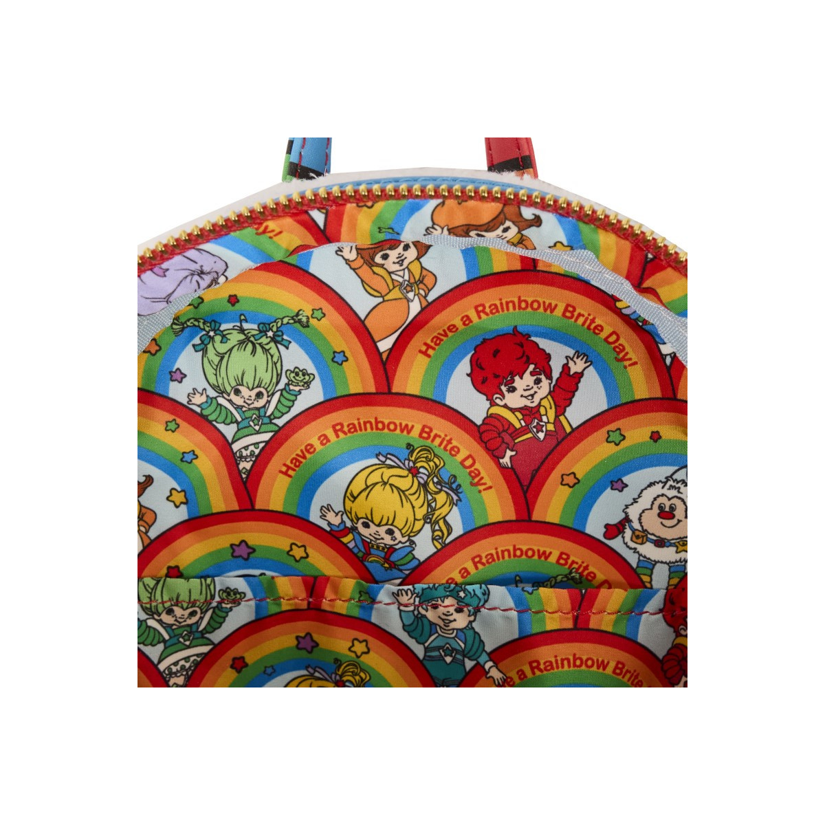 Loungefly Mini Rucksack TWINK - Rainbow Brite - Blondine im Regenbogenland