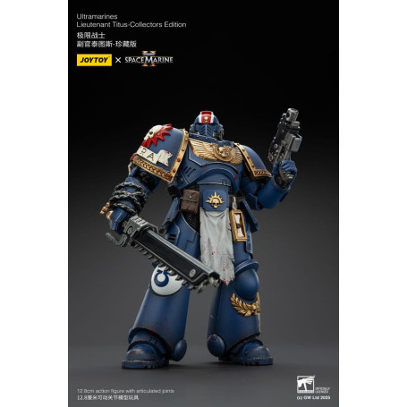 JoyToy - Space Marines II - Ultramarines Lieutenant Titus Collectors Edition 1/18 - Warhammer 40000