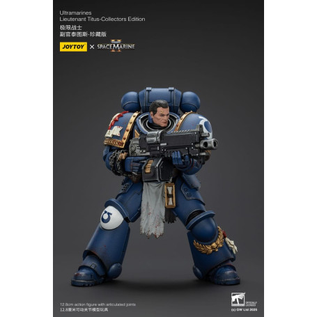 JoyToy - Space Marines II - Ultramarines Lieutenant Titus Collectors Edition 1/18 - Warhammer 40000