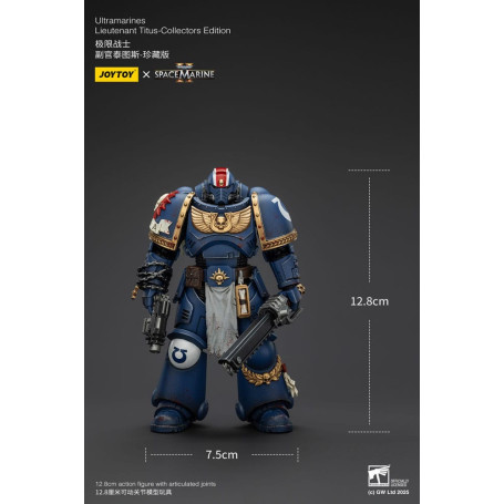 JoyToy - Space Marines II - Ultramarines Lieutenant Titus Collectors Edition 1/18 - Warhammer 40000