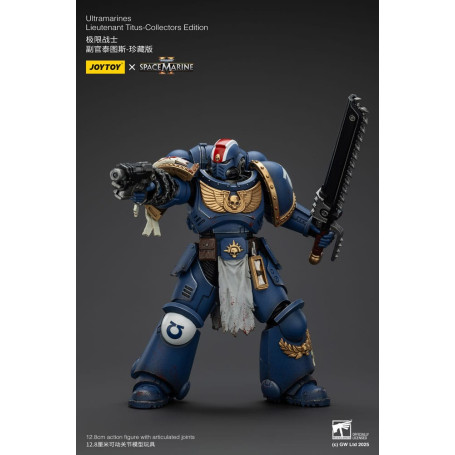 JoyToy - Space Marines II - Ultramarines Lieutenant Titus Collectors Edition 1/18 - Warhammer 40000