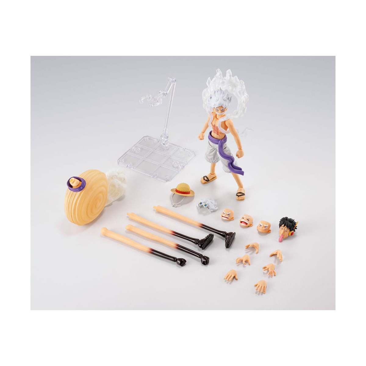 Tamashii Bandai One Piece - Monkey D. Luffy Gear 5 Future Island Egghead - S.H. Figuarts SHF