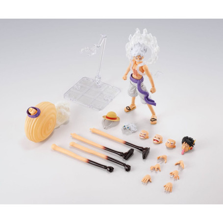 Tamashii Bandai One Piece - Monkey D. Luffy Gear 5 Future Island Egghead - S.H. Figuarts SHF