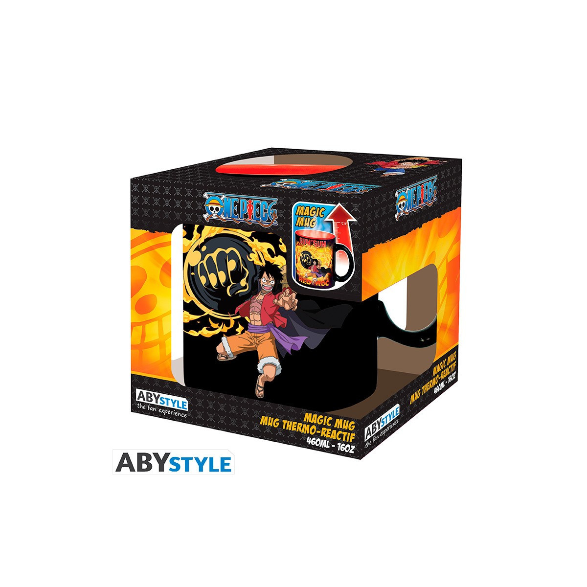 ABYstyle - One Piece - Thermo-reaktiver Becher 460 ml - Luffy vs Kaido