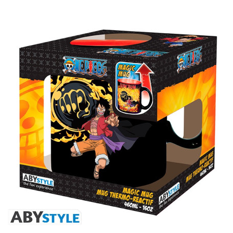 ABYstyle - One Piece - Thermo-reaktiver Becher 460 ml - Luffy vs Kaido