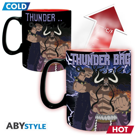ABYstyle - One Piece - Thermo-reaktiver Becher 460 ml - Luffy vs Kaido