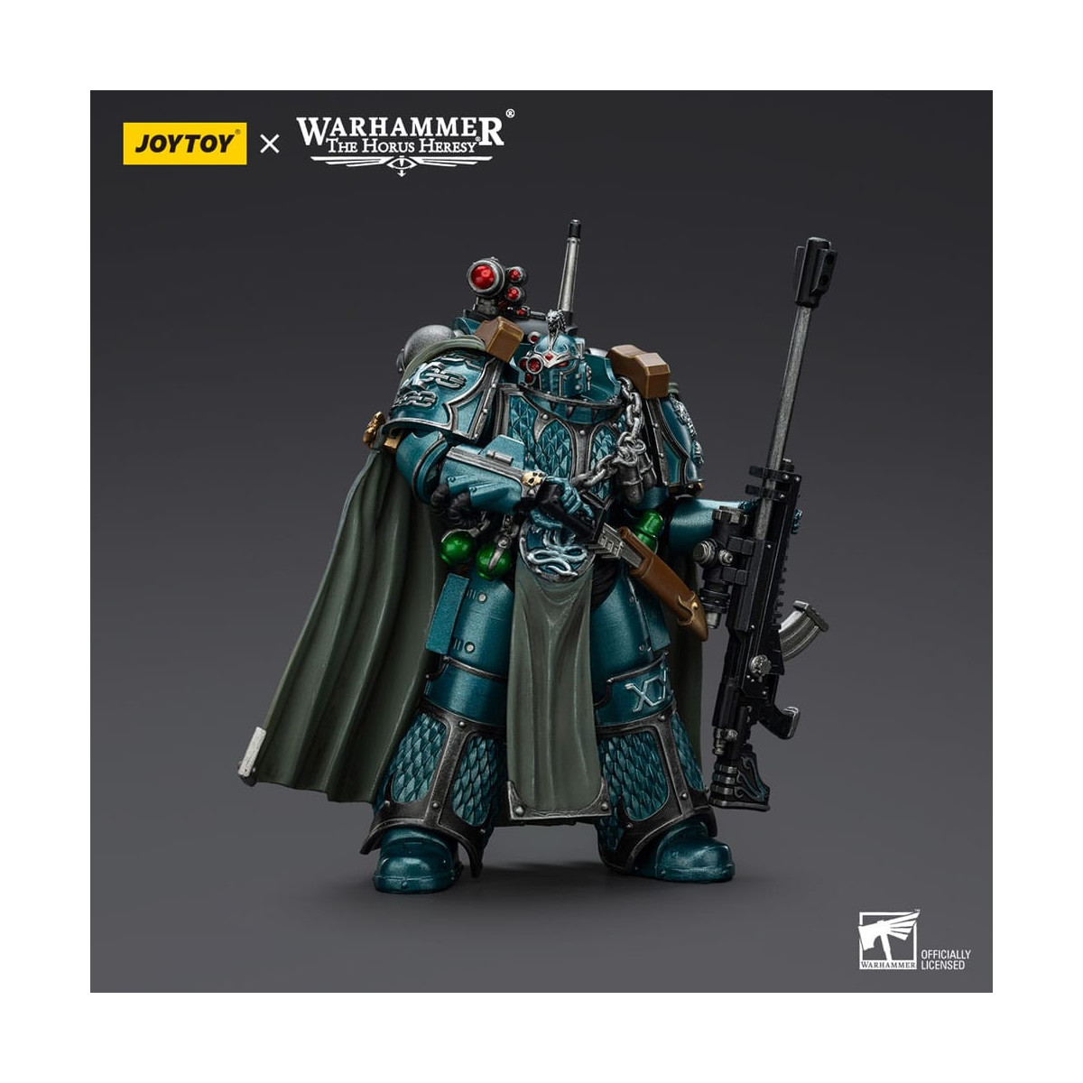 Joytoy - Warhammer - Alpha Legion - Exodus The One who is Many With Sniper Rifle And Power Dagger - The Horus Heresy