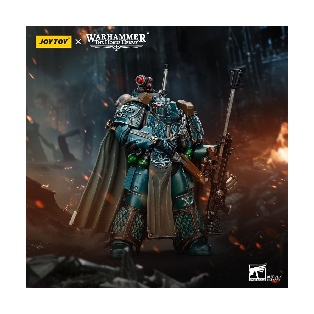 Joytoy - Warhammer - Alpha Legion - Exodus The One who is Many With Sniper Rifle And Power Dagger - The Horus Heresy