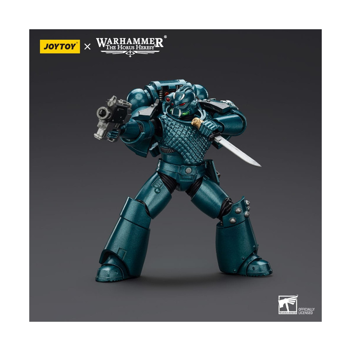 Joytoy - Warhammer - Alpha Legion - Headhunter With Banestrike Combi-Bolter And Power Dagger - The Horus Heresy