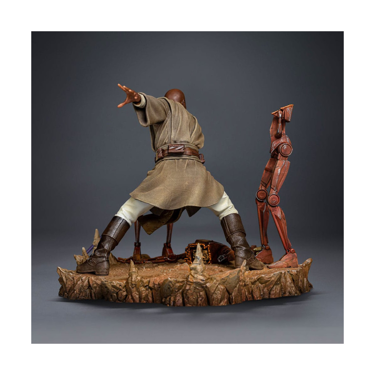 IRON STUDIOS - Mace Windu Art Scale 1/10 - Star Wars: Attack ot the Clones