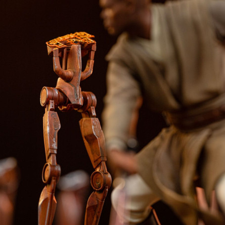 IRON STUDIOS - Mace Windu Art Scale 1/10 - Star Wars: Attack ot the Clones