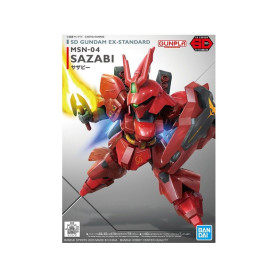 Bandai - Gunpla - SD Gundam Ex-Standard - MSN-04 SAZABI - Mobile Suit Gundam: Char's Counterattack