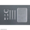 Bandai - Gunpla - Gundam Action Base 6 Clear (1/144) Set von 2
