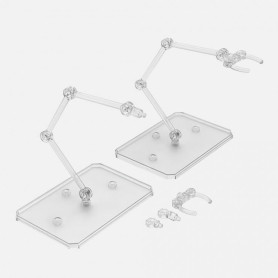 Bandai - Gunpla - Gundam Action Base 6 Clear (1/144) Set von 2
