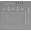 Bandai - Gunpla - Gundam Action Base 8 Clear (1/100)
