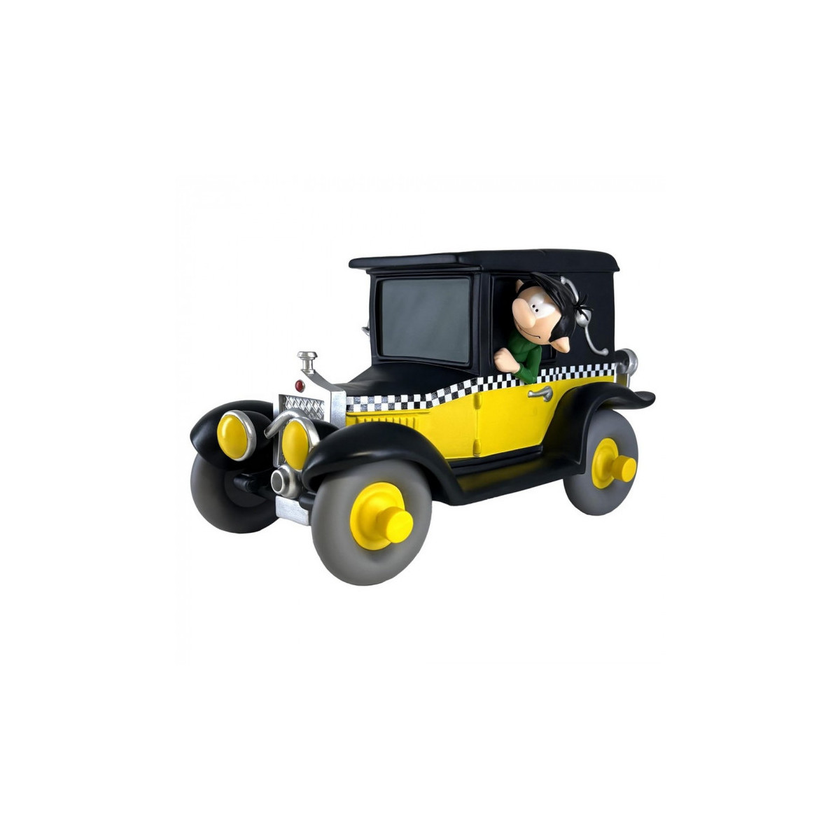 Plastoy Spardose Gaston Lagaffe - Gaston Lagaffe und sein Fiat Taxi 509