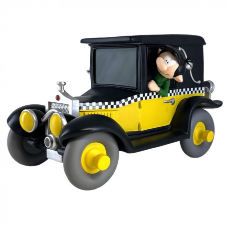 Plastoy Spardose Gaston Lagaffe - Gaston Lagaffe und sein Fiat Taxi 509