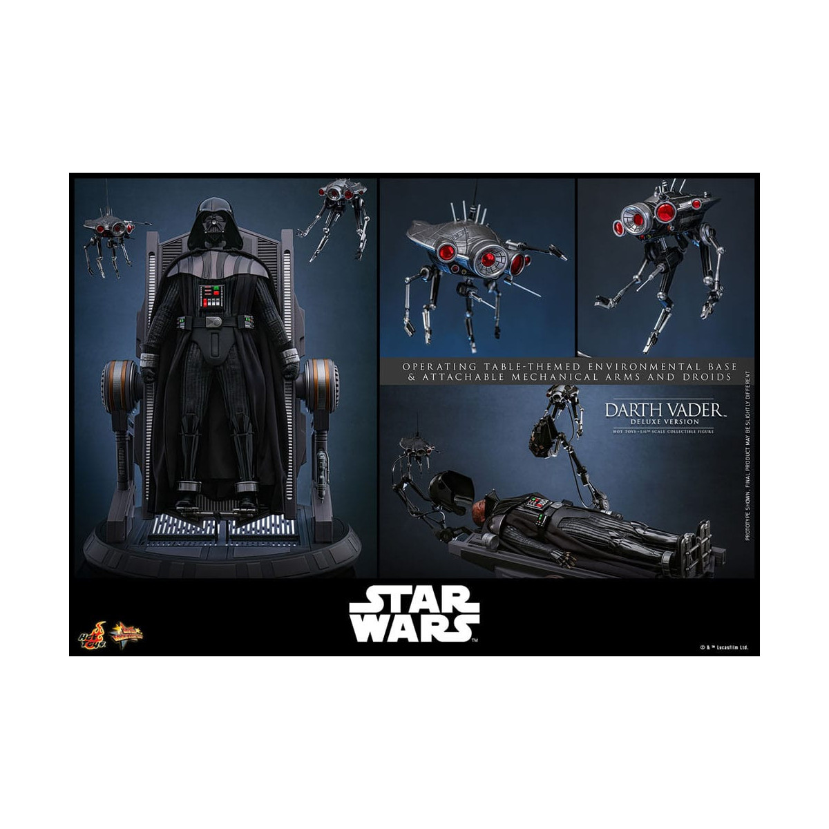 Hot toys Star Wars: Darth Vader Deluxe Version MMS 1/6 - Episode III: Die Rache der Sith