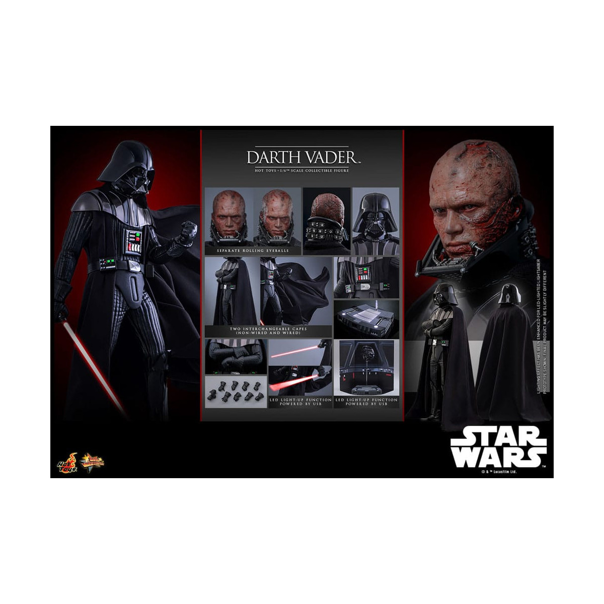Hot toys Star Wars: Darth Vader MMS 1/6 - Episode III: Die Rache der Sith