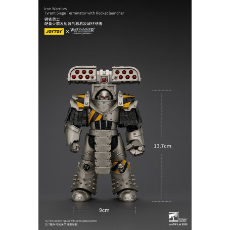 Joytoy - Warhammer - Iron Warriors Tyrant Siege Terminator Squad - Tyrant Siege Terminator with Rocket launcher