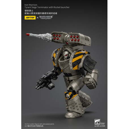 Joytoy - Warhammer - Iron Warriors Tyrant Siege Terminator Squad - Tyrant Siege Terminator with Rocket launcher