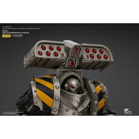 Joytoy - Warhammer - Iron Warriors Tyrant Siege Terminator Squad - Siege Master Terminator with Rocket launcher