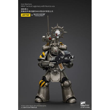 Joytoy - Warhammer - Iron Warriors Mk III Tactical Squad - Mk III Tactical Legionary mit Nuncio-vox