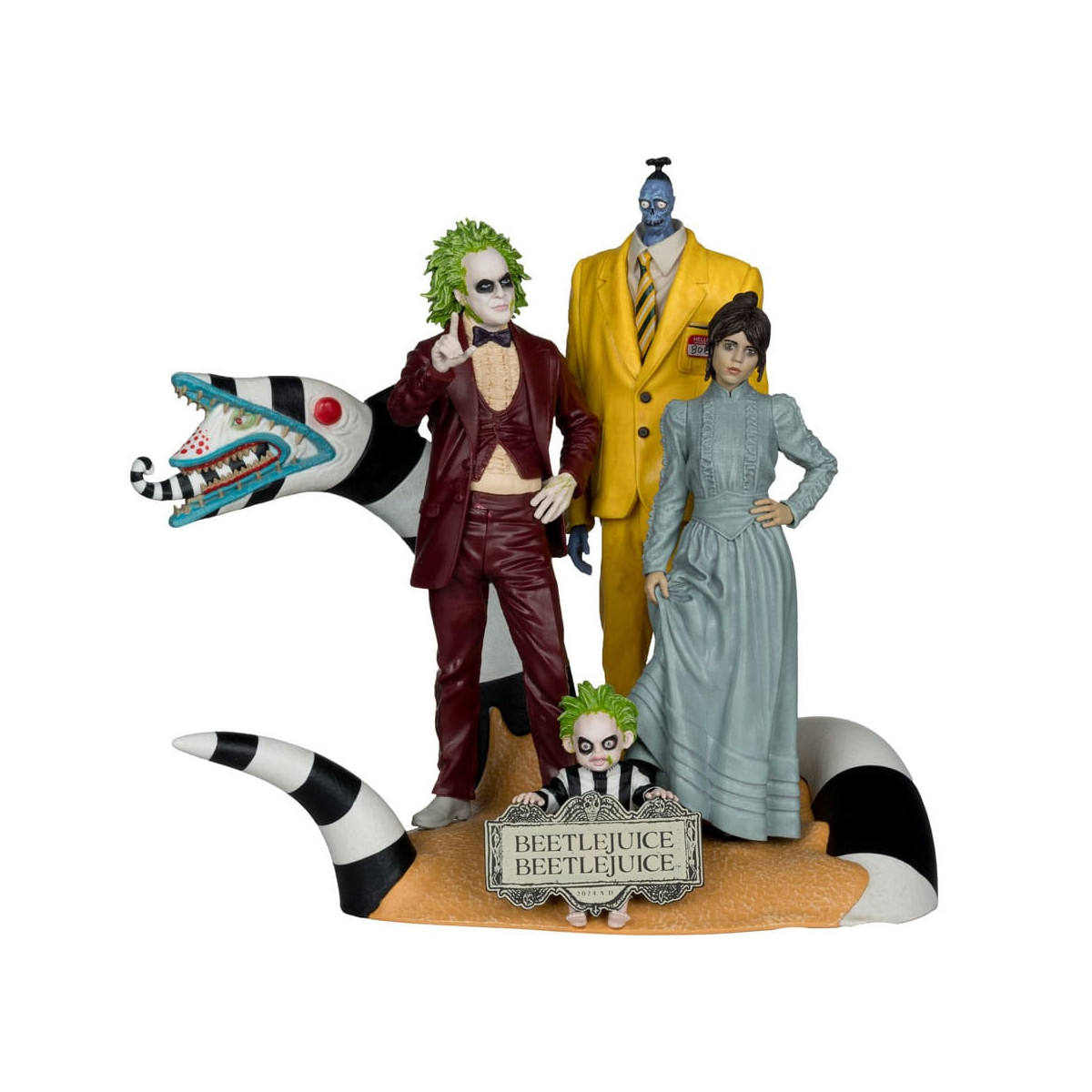 Mc Farlane - Beetlejuice Beetlejuice - Diorama 4 Personen - 4 pack Movie Maniacs
