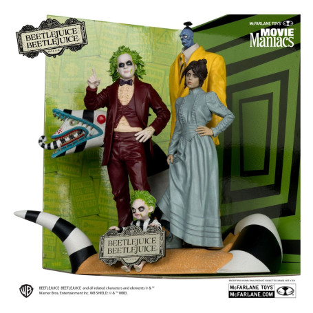 Mc Farlane - Beetlejuice Beetlejuice - Diorama 4 Personen - 4 pack Movie Maniacs
