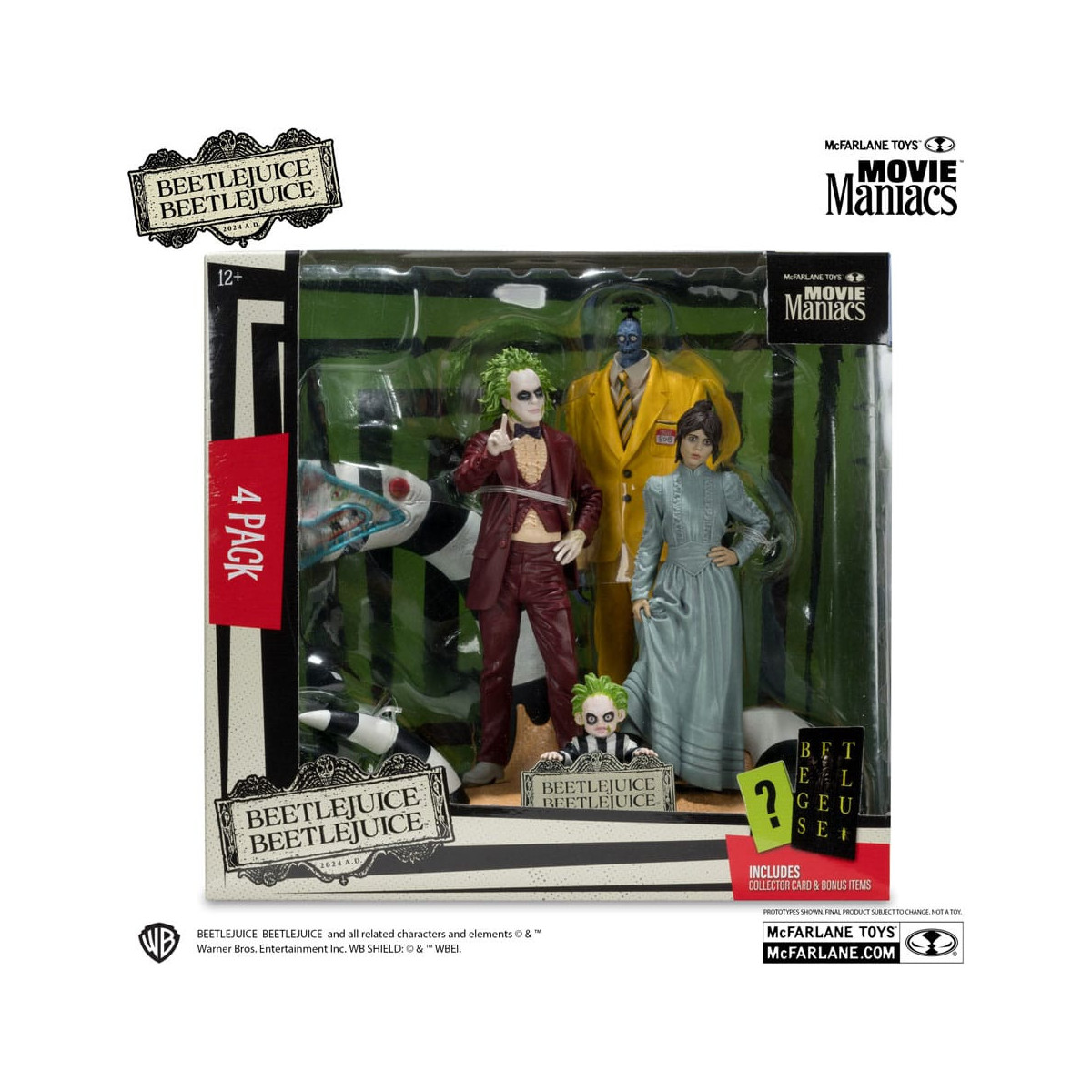 Mc Farlane - Beetlejuice Beetlejuice - Diorama 4 Personen - 4 pack Movie Maniacs