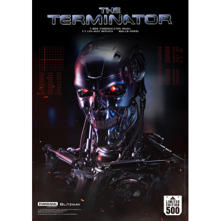 Blitzway - T800 Endoskeleton Skull 1/1 Life Size - The Terminator