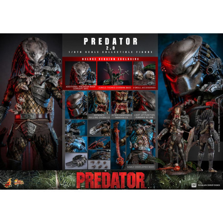 Hot Toys - Predator 2.0 Deluxe Version - Jungle Hunter