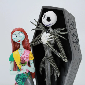 Enesco - Jack und Sally Sarg - Das seltsame Weihnachtsfest des Mr. Jack - Disney Showcase