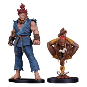 PCS - Street Fighter: Street Jam - Akuma & Dhalsim 1:10 Scale Statue Set