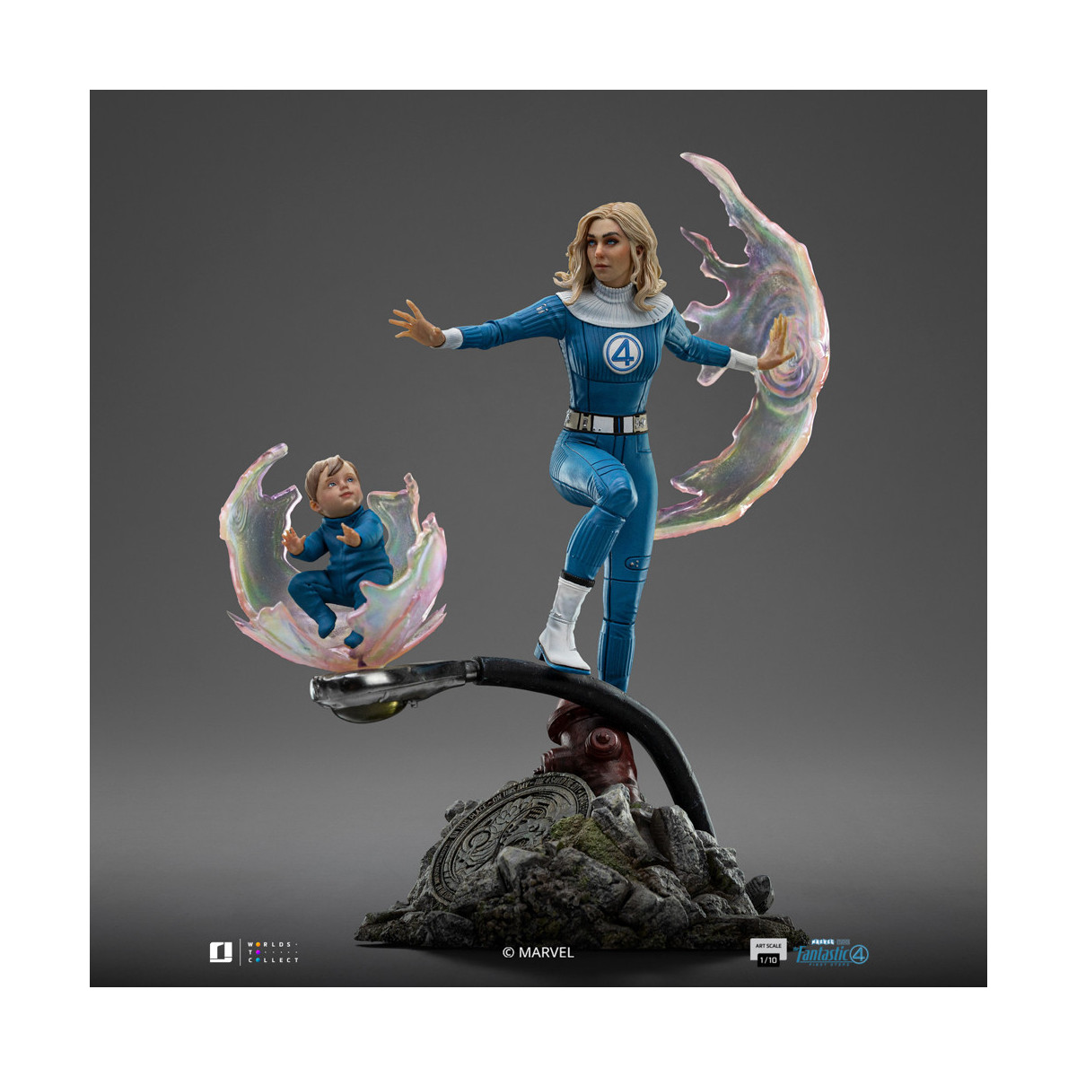 Iron Studios - Marvel Fantastic 4 - Invisible Woman Sue Storm Arts Scale 1/10